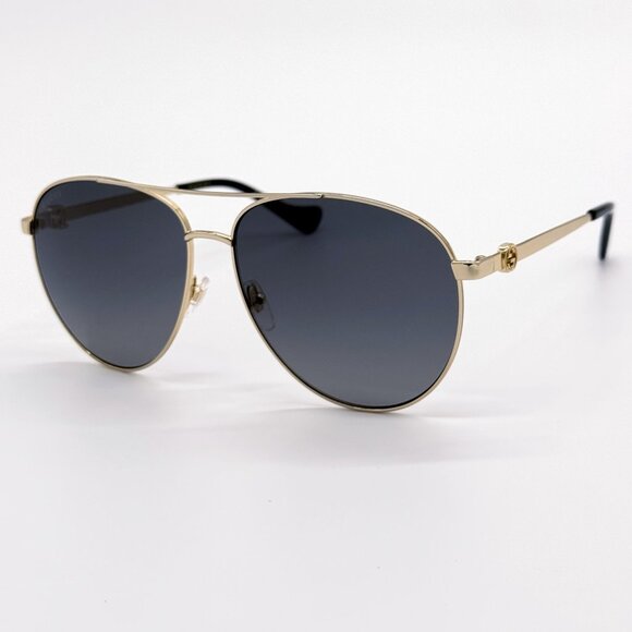 NEW GUCCI SUNGLASSES GG1088S 001 GOLD UNISEX EYEWEAR GUCCI WITH CHAIN main image 6